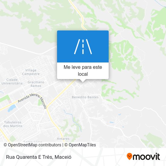 Rua Quarenta E Três mapa