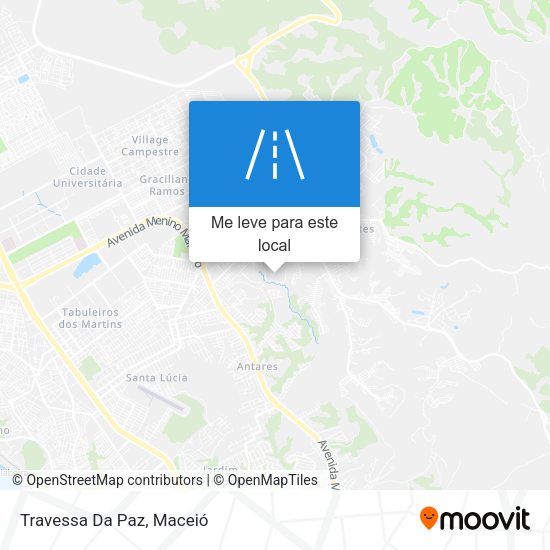 Travessa Da Paz mapa