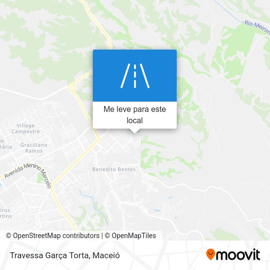 Travessa Garça Torta mapa