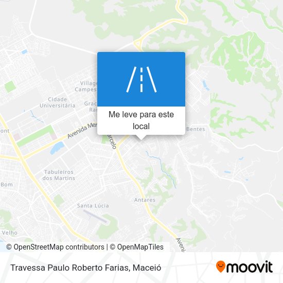 Travessa Paulo Roberto Farias mapa