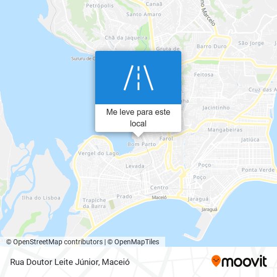 Rua Doutor Leite Júnior mapa