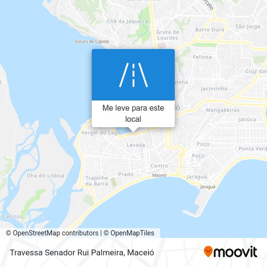 Travessa Senador Rui Palmeira mapa