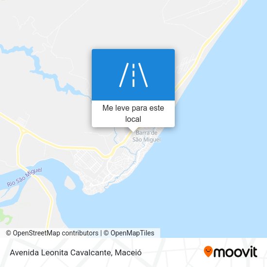Avenida Leonita Cavalcante mapa