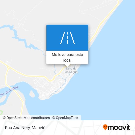 Rua Ana Nery mapa