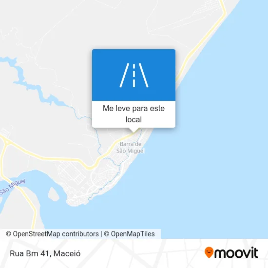 Rua Bm 41 mapa