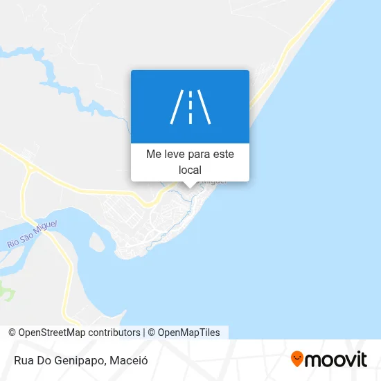 Rua Do Genipapo mapa
