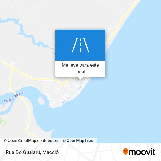 Rua Do Guajarú mapa