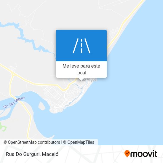 Rua Do Gurguri mapa