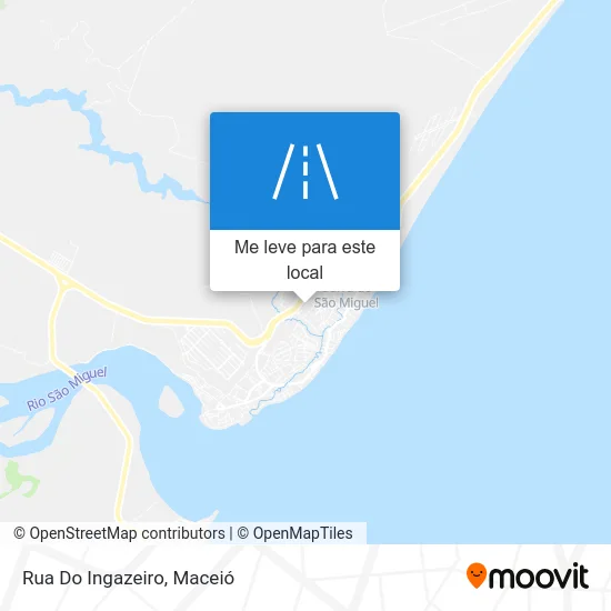 Rua Do Ingazeiro mapa