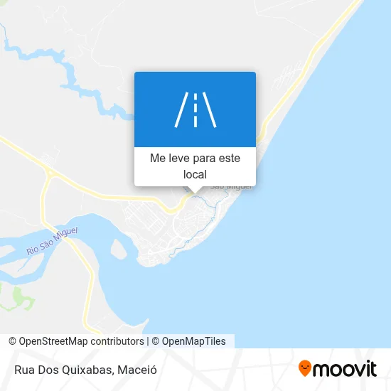 Rua Dos Quixabas mapa
