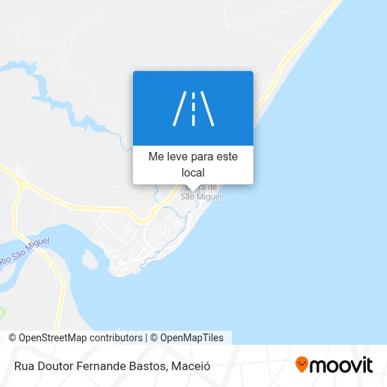 Rua Doutor Fernande Bastos mapa