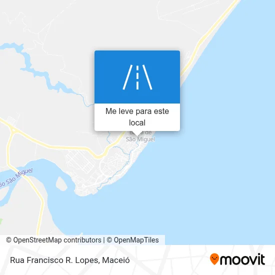 Rua Francisco R. Lopes mapa