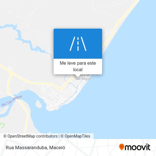 Rua Massaranduba mapa