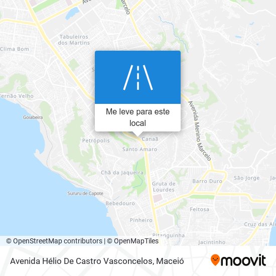 Avenida Hélio De Castro Vasconcelos mapa