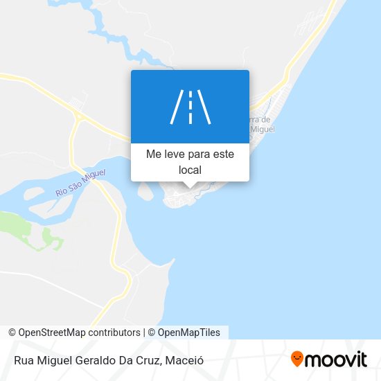 Rua Miguel Geraldo Da Cruz mapa