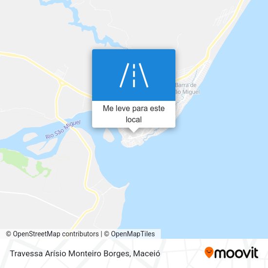 Travessa Arísio Monteiro Borges mapa