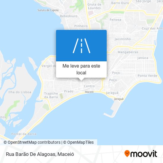 Rua Barão De Alagoas mapa