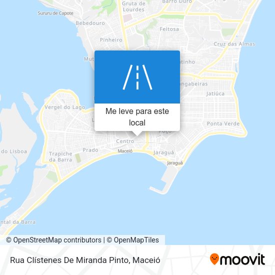 Rua Clístenes De Miranda Pinto mapa