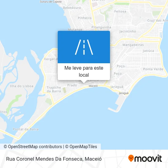Rua Coronel Mendes Da Fonseca mapa