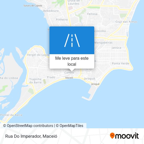 Rua Do Imperador mapa