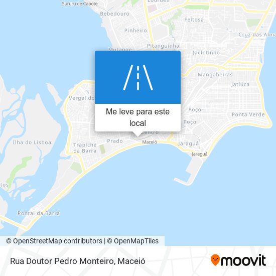 Rua Doutor Pedro Monteiro mapa