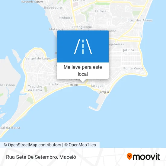 Rua Sete De Setembro mapa