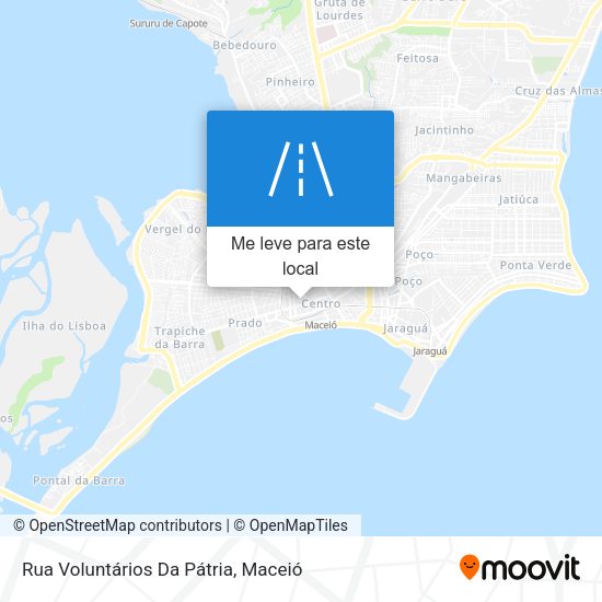 Rua Voluntários Da Pátria mapa