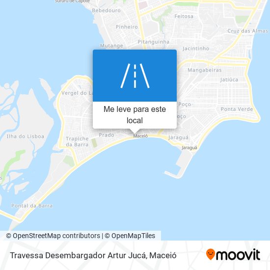 Travessa Desembargador Artur Jucá mapa