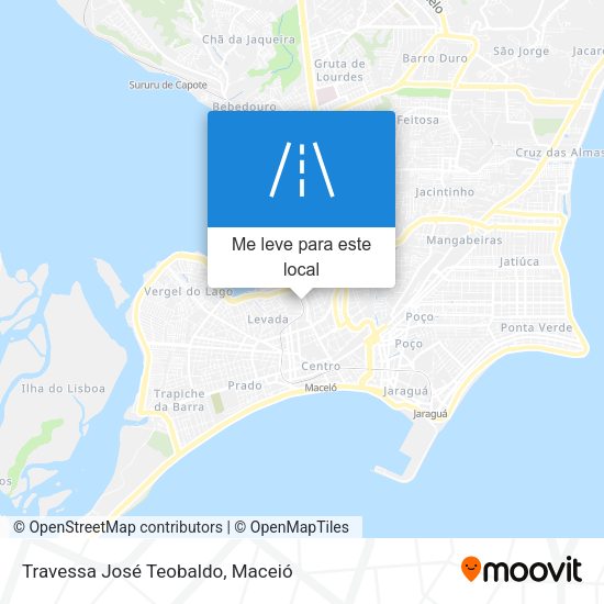 Travessa José Teobaldo mapa