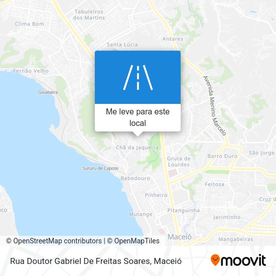 Rua Doutor Gabriel De Freitas Soares mapa