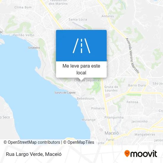 Rua Largo Verde mapa