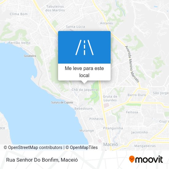 Rua Senhor Do Bonfim mapa