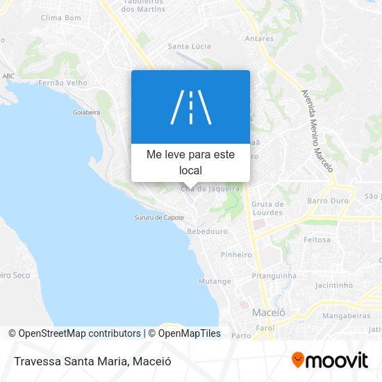 Travessa Santa Maria mapa