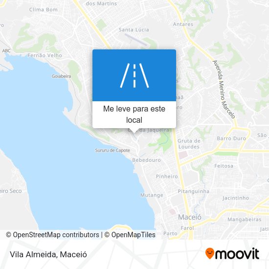 Vila Almeida mapa