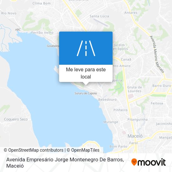 Avenida Empresário Jorge Montenegro De Barros mapa