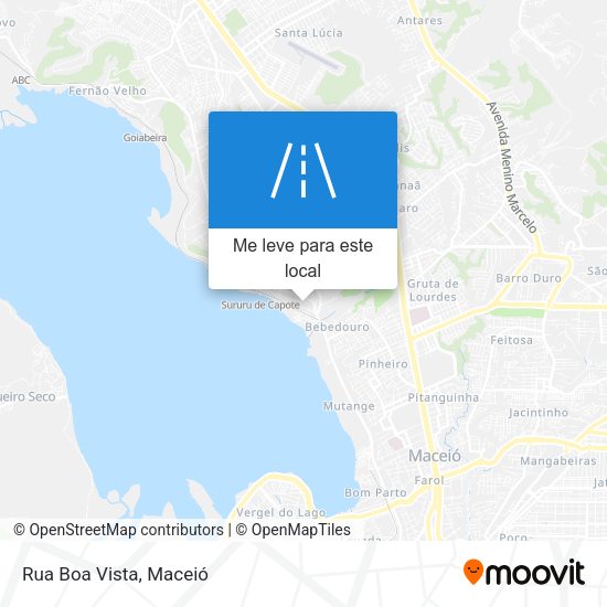 Rua Boa Vista mapa