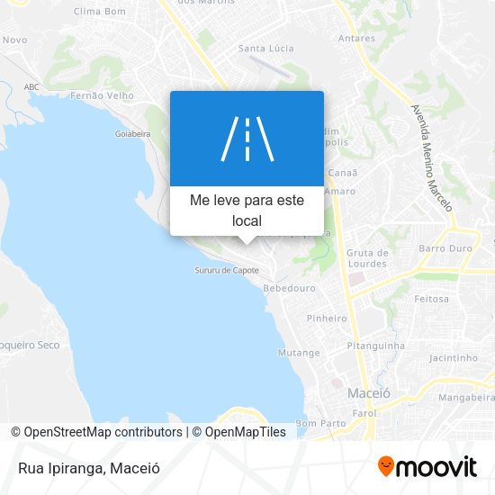 Rua Ipiranga mapa
