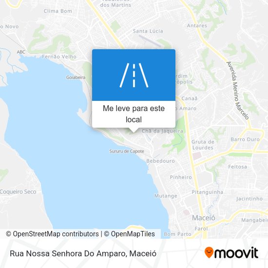 Rua Nossa Senhora Do Amparo mapa
