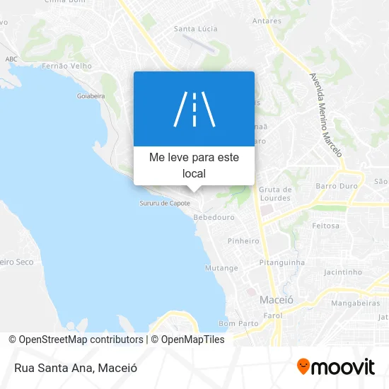 Rua Santa Ana mapa