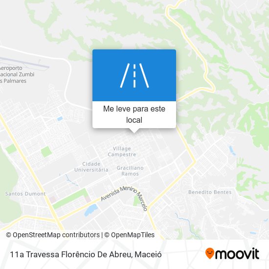 11a Travessa Florêncio De Abreu mapa