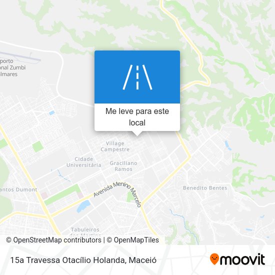 15a Travessa Otacílio Holanda mapa