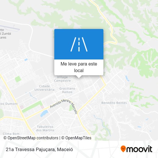 21a Travessa Pajuçara mapa