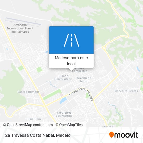 2a Travessa Costa Nabal mapa