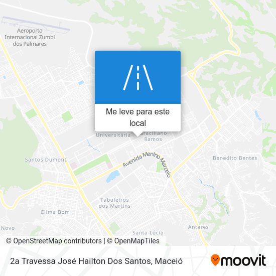 2a Travessa José Hailton Dos Santos mapa