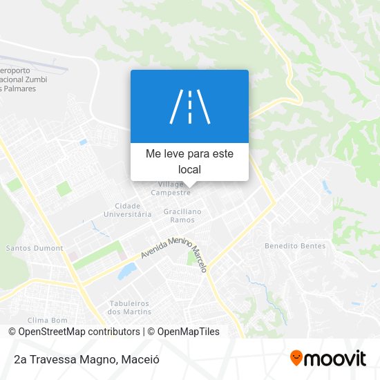 2a Travessa Magno mapa