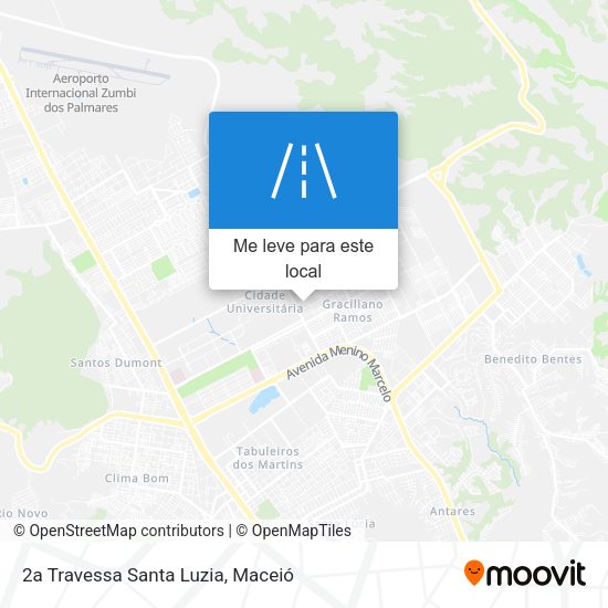 2a Travessa Santa Luzia mapa