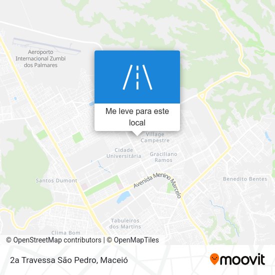 2a Travessa São Pedro mapa