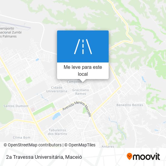 2a Travessa Universitária mapa