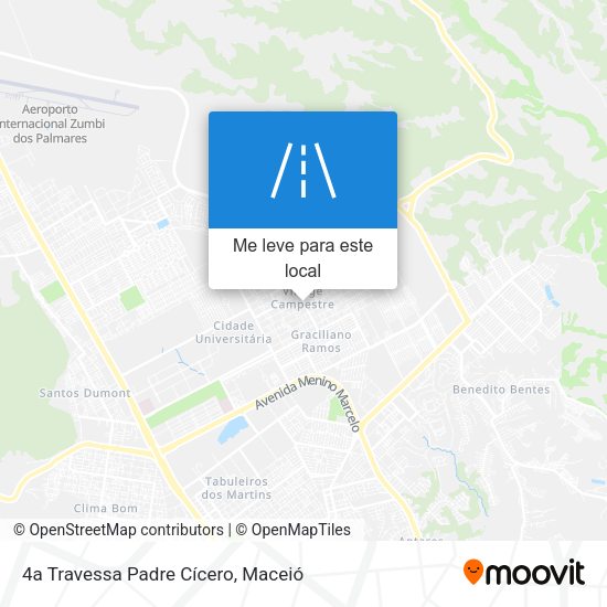 4a Travessa Padre Cícero mapa