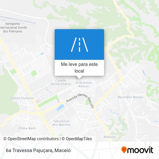 6a Travessa Pajuçara mapa